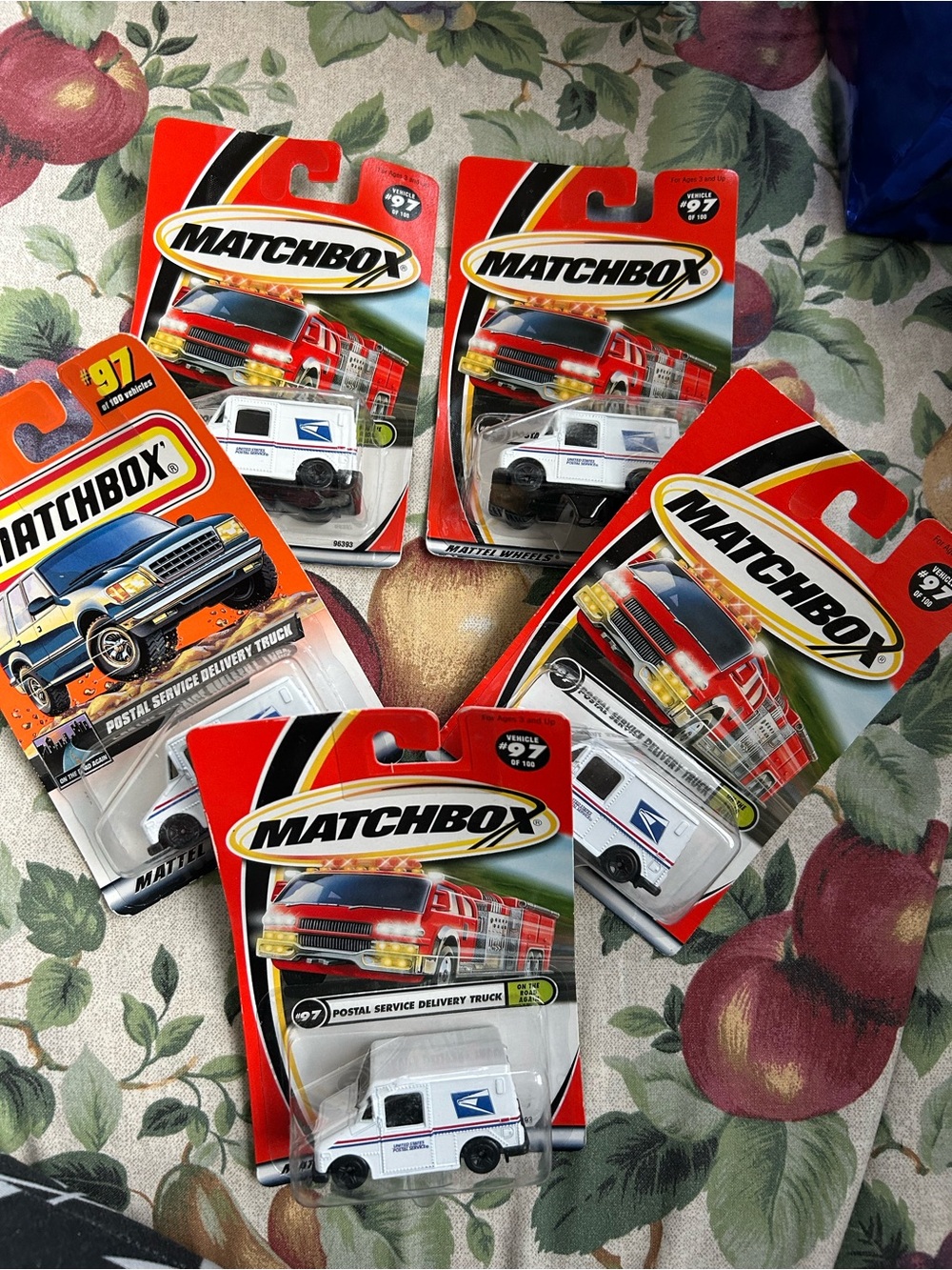Postal Service Delivery Truck Matchbox #97 of 100 vehicles- Toy - 5-Pack
